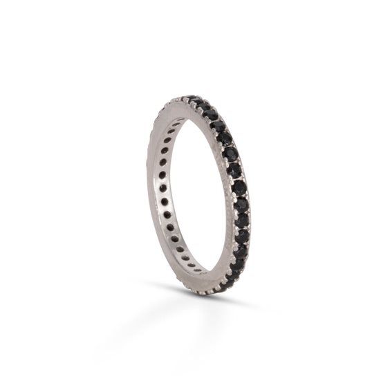 Anillo Dilvdò Mujer Eternity in Plata Zircone ANLVBN-14 - ANLVBN-14